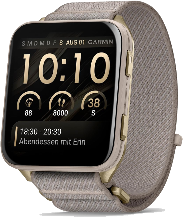 Garmin Venu X1 51mm - Fitness-Smartwatch, 2" AMOLED-Display, bis zu 8 Tage Akkulaufzeit, 100+-Sport-Apps, 24/7 Health- und Wellnessfunktionen, Telefonie, Display-Tastatur, Karten, LED-Taschenlampe