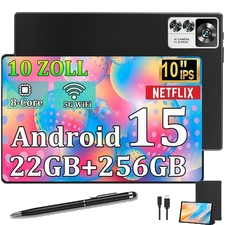 2026 Gaming Pad 22GB RAM 256GB ROM Android 15 Tablet Octa-Core 8000mAh 3.5mm