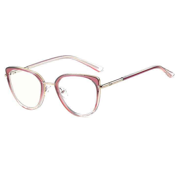 Damen Computerbrille Techsuit 82290, Anti-Blue Light, Roségold