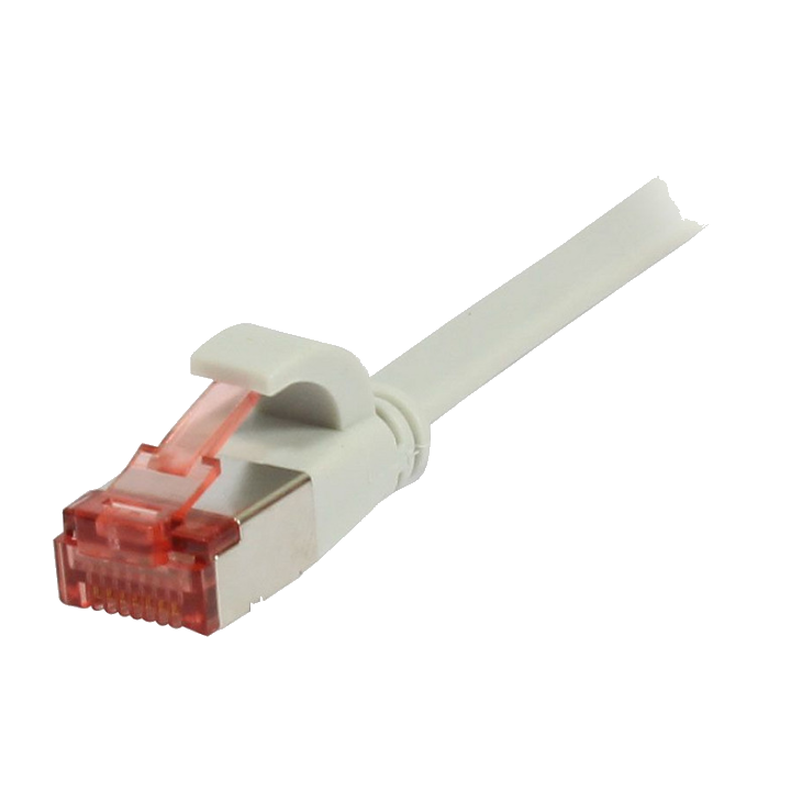 Synergy21 Patchkabel RJ45, CAT6 250Mhz, 0,15m grau, FTP(U/FTP), TPE(Superflex), Flach
