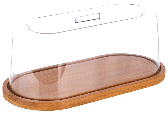 APS Bambus-Tablett mit Haube, oval, (B)280 x (T)140 mm