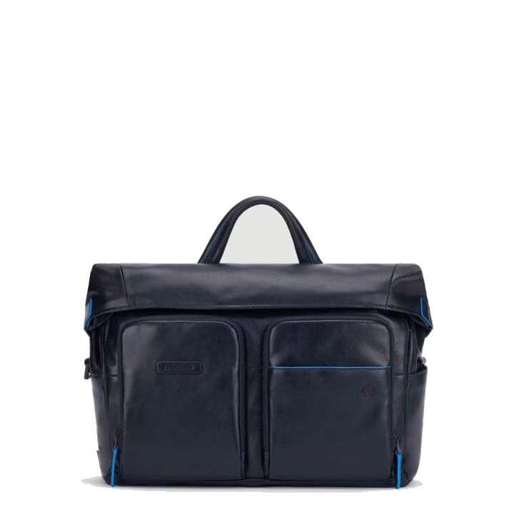 Piquadro Blue Square Revamp Fahrrad Laptopkuriertasche 14" Laptop-Fach Nachtblau