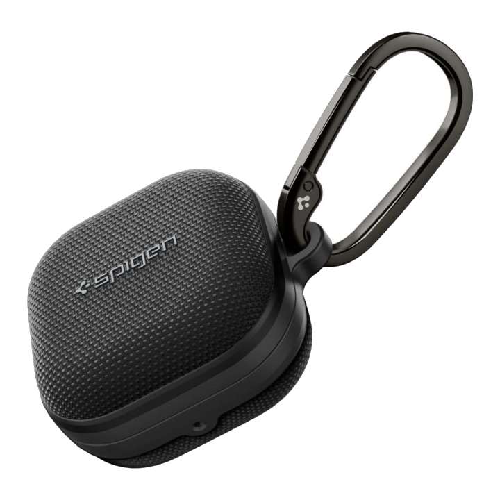Spigen Classic Fit Hülle für Samsung Galaxy Buds4 / Buds4 Pro, Mattschwarz ACS11203