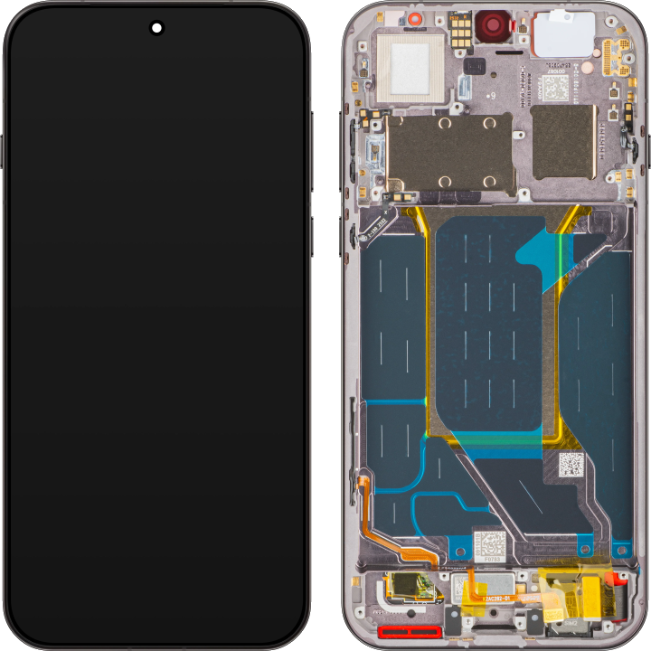 Display mit Touchscreen Oppo Find X9 Pro, mit Rahmen, Grau (Titanium Charcoal), Service Pack 621029000720
