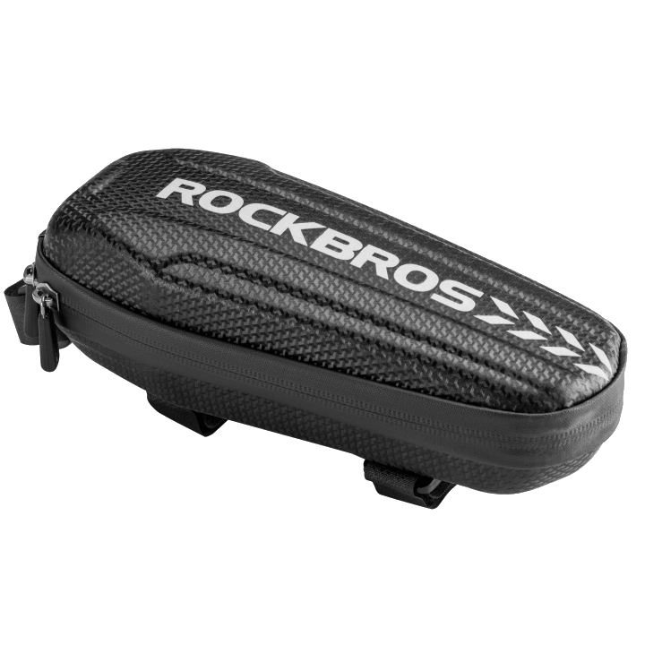 ROCKBROS Wasserdicht Oberrohrtasche Satteltasche 1L/1,5L Schwarz - M=1L