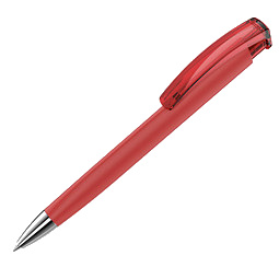 uma® Druckkugelschreiber TrinityGum, mit Metallspitze, blaue Mine, rot