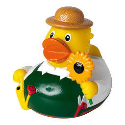 Schnabels® Bade-Ente Gärtner, gelb/grün