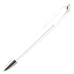 burger swiss pen® Drehkugelschreiber Beo-Brilliant, blaue Mine, weiß-hochglanzpoliert