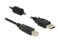 DELOCK USB Kabel A -> B St/St 0.50m schwarz