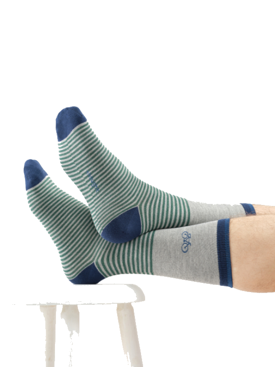 Socken Modell: Bike Stripes