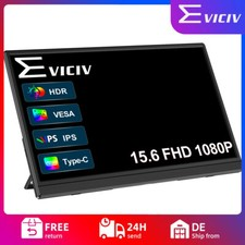 2026 Portable Monitor, 15,6 Zoll Tragbarer Mobiler IPS Bildschirm FHD 1920x1080