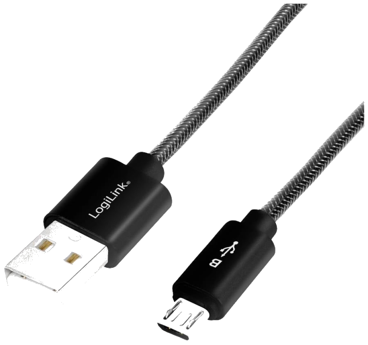 LogiLink Daten- & Ladekabel, USB - Micro USB Stecker, 1,0 m