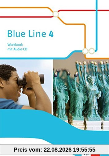 Blue Line / Ausgabe 2014: Blue Line / Workbook mit Audio-CD Klasse 8: Ausgabe 2014