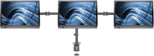 Manhattan 3fach Monitor-Tischhalterung 33,0 cm (13") - 68,6 cm (27") Neigbar