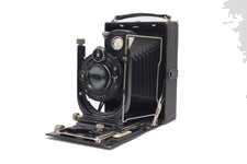 Zeiss Ikon Plattenkamera 9×12 mit Jena Tessar 1:4,5 / 13,5 cm – Compur – ca.1927