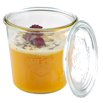 APS Weck-Glas mit Deckel, Sturz-Form, 580 ml, 2er Set