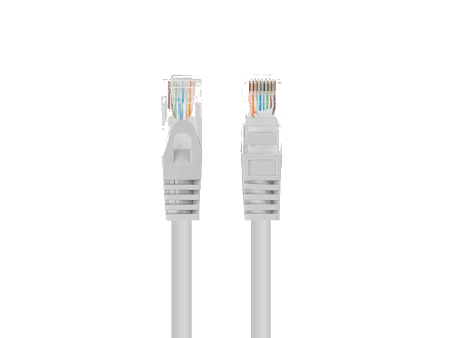 LANBERG Patchkabel CAT.5E UTP 0,25m Fluke Zertifikat grau