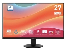 MSI PRO MP272L 27 Zoll 68,6 cm Full HD LED Monitor IPS 100Hz Schwarz HDR