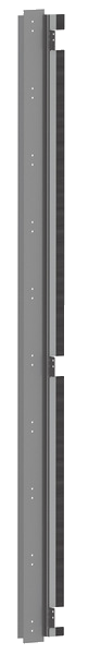 Seitenabdeckung / Luftleitblech für PRO, 47HE, B=800, 2 Stk., RAL9005