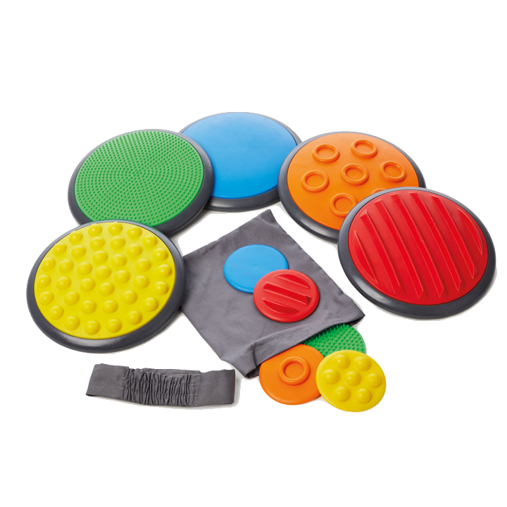 Gonge Taktile Scheiben Set 1, 10 Scheiben