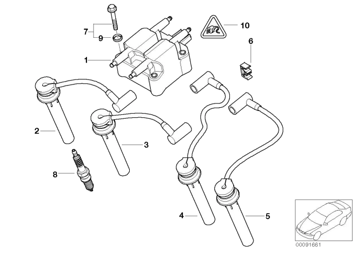 BMW Kabelclip 07131487247 - Bildposition 06