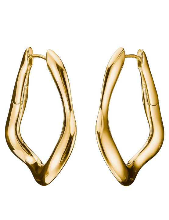 Thomas Sabo CR755-413-39 Creolen groß Natural Beauty vergoldet Damen