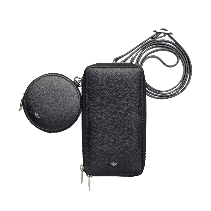Golden Head Palma Handy-RV-Umhängetasche RFID Protect schwarz