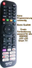 Ersatz Universal Fernseherfernbedienung für Hisense VIDAA EN2G30H TV Neu