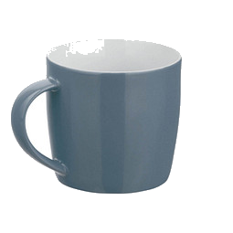 Keramiktasse Lara, 370 ml, grau
