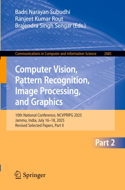 Computer Vision Pattern Recognition Image Processing and Graphics