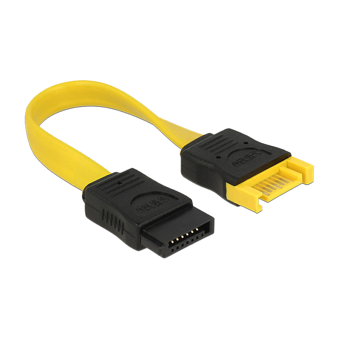 DeLOCK 0.1m 2xSATAIII SATA cable