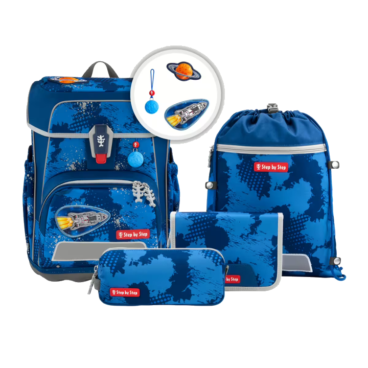 Step by Step CLOUD REFLECT Schulranzen 5-teiliges Set, Kollektion 2026