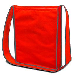 Joytex® Vlies-Umhänge-Dokumententasche, rot