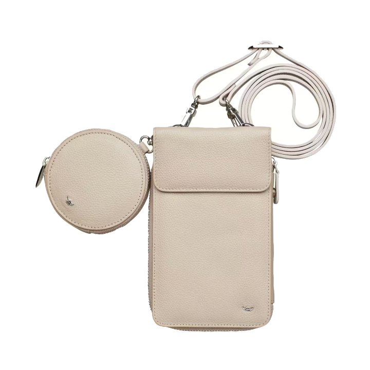 Golden Head Palma Handy-Umhängetasche RFID Protect taupe