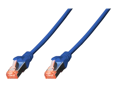 Digitus Patch-Kabel RJ-45 (M) zu RJ-45 (M) 2m Kupfer S/FTP Cat 6 blau (DK-1644-020/B)