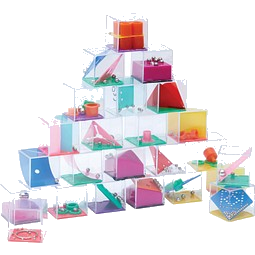 Mini-Geduldspiel-Set, 120-tlg, Bunt, Inkl. Druck