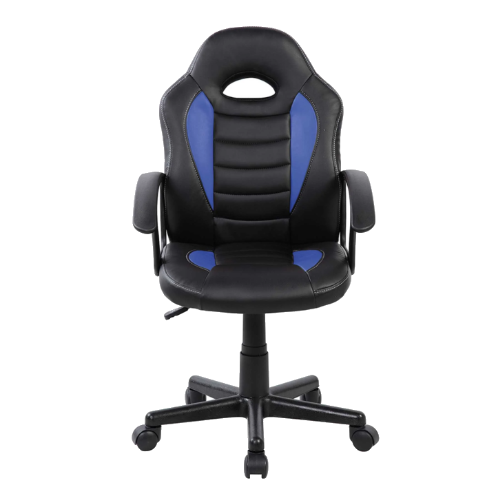 Gaming- & Büro-Stuhl "Basic", schwarz-blau