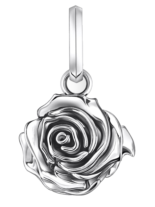 Thomas Sabo PE982-637-21 Anhänger midnight rose silber klein Damen