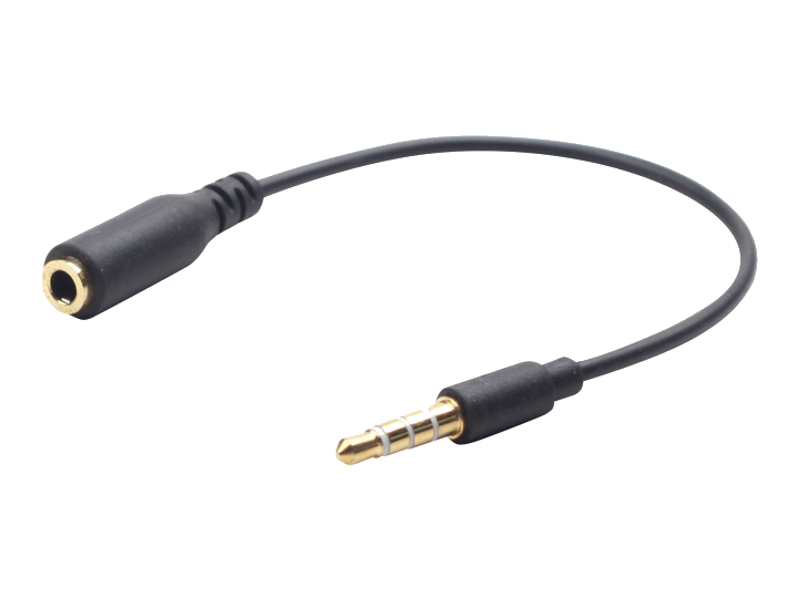 gembird 3,5mm Audio Crossover Adapterkabel, schwarz