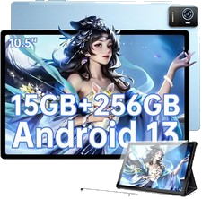 OUKITEL OKT3 Tablet 15GB+256GB Gaming 10,5 Zoll 8250mAh Android 13 Dual SIM GPS