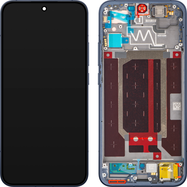 Display mit Touchscreen Oppo Reno15, mit Rahmen, Marineblau (Twilight Blue), Service Pack 621029000788