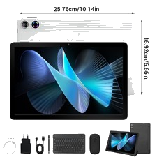 11 zoll Android 15 24GB RAM 128GB ROM Tablet IPS LCD HD WIFI Bluetooth 8200mAh
