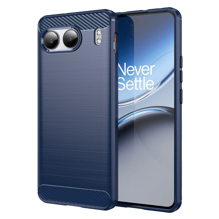Hülle für OnePlus Nord 4, Techsuit, Carbon, Blau