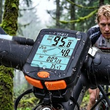 Funk Kabellos LCD Fahrradcomputer Fahrrad Tachometer Radfahren Kilometerzähler