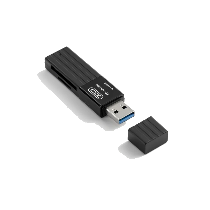 USB 3.0 Kartenleser XO Design DK05B, SD - microSD, Schwarz