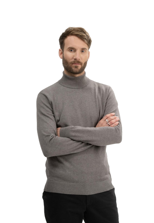 Rollkragen Pullover Modell: Kanja GOTS