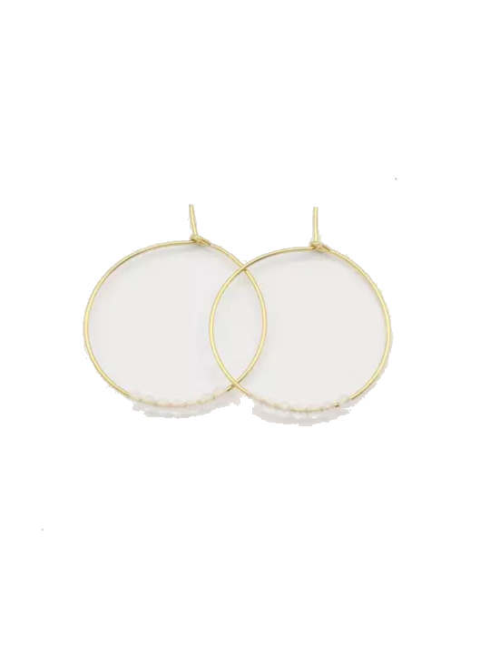 Kreolen Modell: Fine Pearls