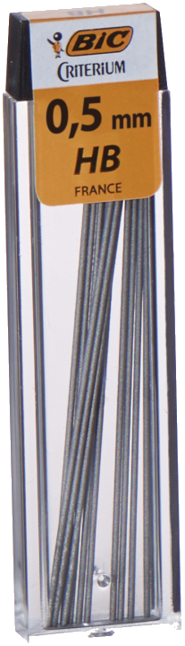 BIC Druckbleistift-Minen Criterium, Härtegrad: HB
