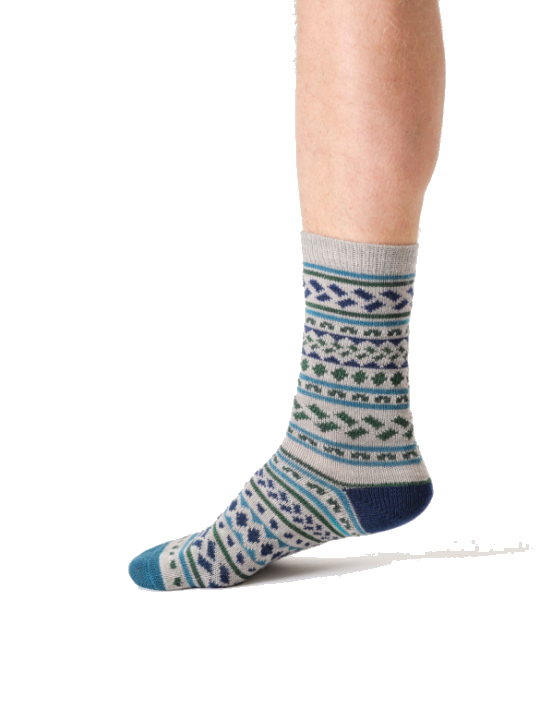 Wollsocken Modell: Erskine Fair Isle