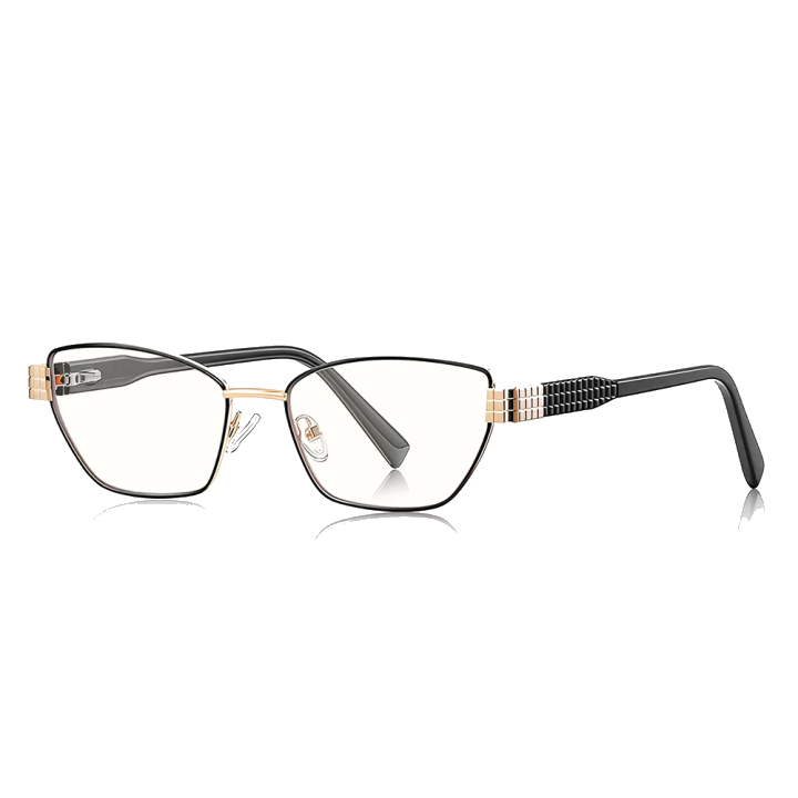 Damen Computerbrille Techsuit 3162, Anti-Blue Light, Schwarz
